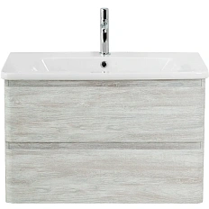 Тумба под раковину подвесная BelBagno Albano-Cer 80 см rovere vintage bianco