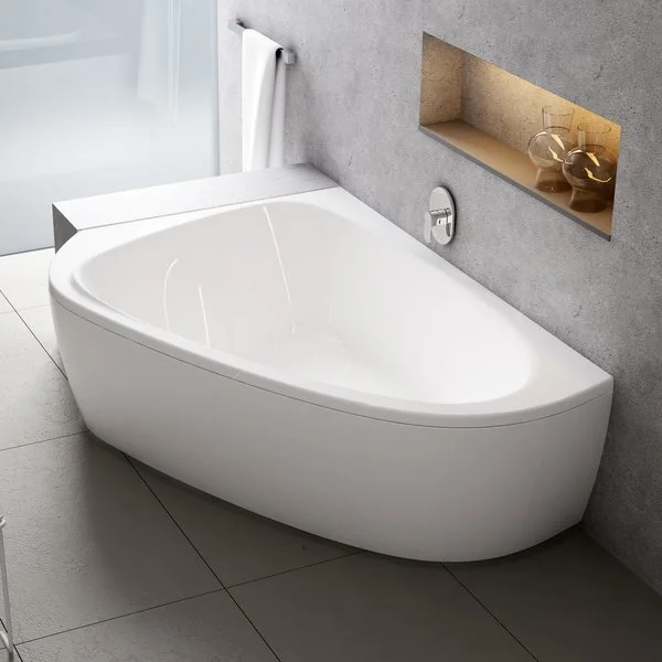 Ванна акриловая Ravak LoveStory II 196x139 см правая C761000000 (детальная фотография), асимметричные