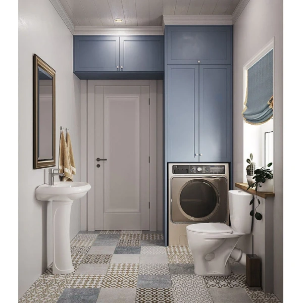 Раковина Santeri Воротынский 57 см с отверстием под смеситель 1.3111.7.S00.10B.0 (детальная фотография), подвесные, на пьедестал, пристенные