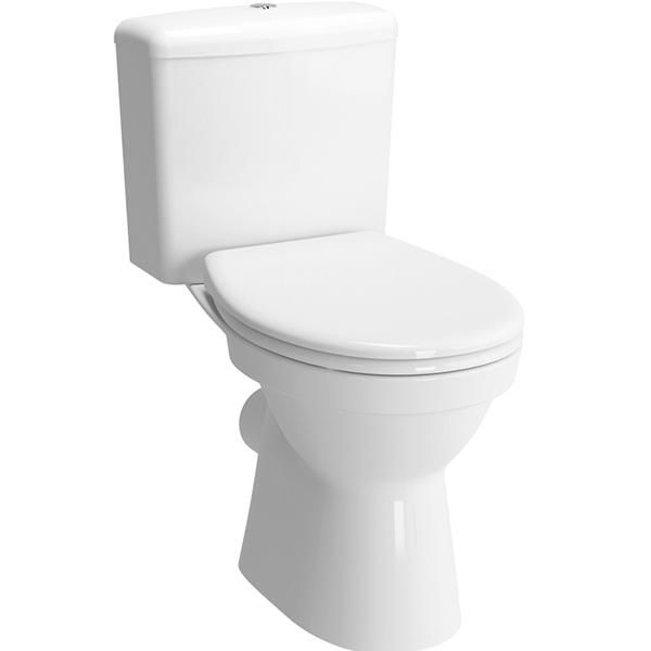 Напольный унитаз, бачок, механизм смыва на 3/6 л, со стандартным сиденьем VitrA Normus Facelift 65 9705B003-7201 (детальная фотография)