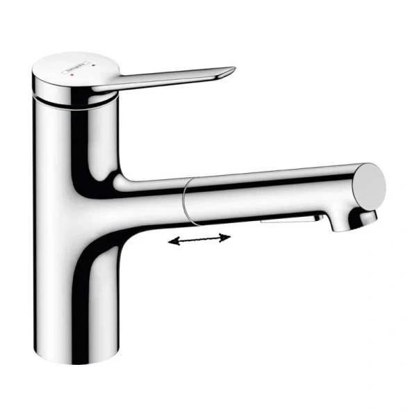 Смеситель для кухни Hansgrohe Zesis M33 хром 74803000 (детальная фотография)