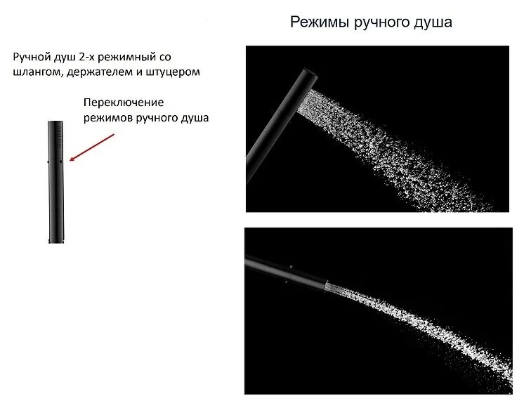 Душевая стойка Cezares Eco хром ECO-CD-T-01 (детальная фотография), с термостатом