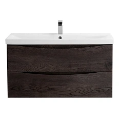 Тумба под раковину подвесная BelBagno Marino 86 см rovere nature grigio