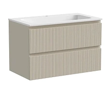 Тумба под раковину подвесная Sancos Snob T 80 см beige soft