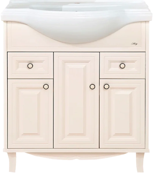 Тумба под раковину напольная Misty Шармель 80 см светло-бежевая Л-Шрм01080-5812Я (детальная фотография)