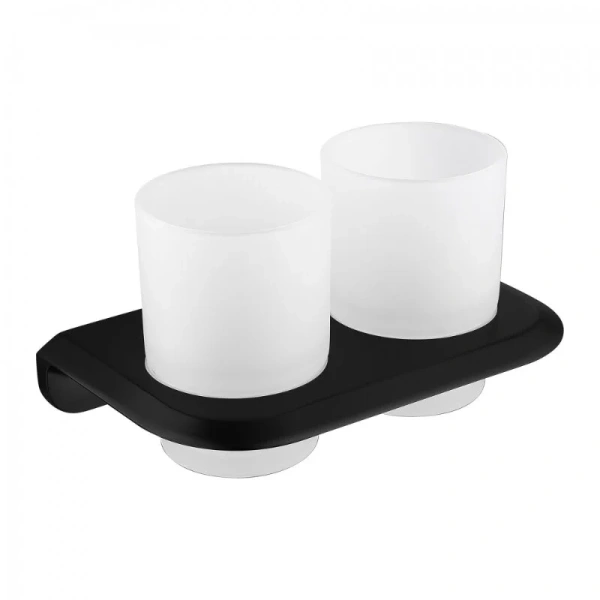 Стакан для ванной Abber Nord черный матовый AA1557B (детальная фотография)