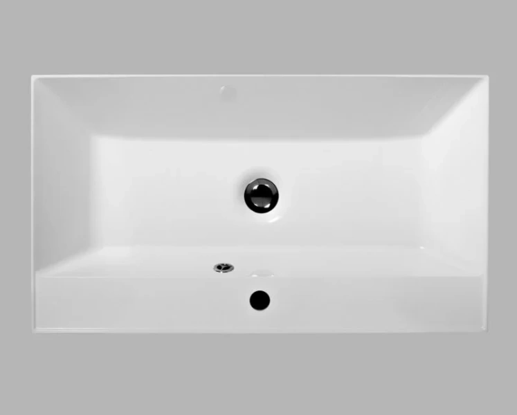Тумба под раковину подвесная BelBagno Vittoria 80 см bianco lucido VITTORIA-800-2C-SO-BL-P (детальная фотография), современная, hi-tech