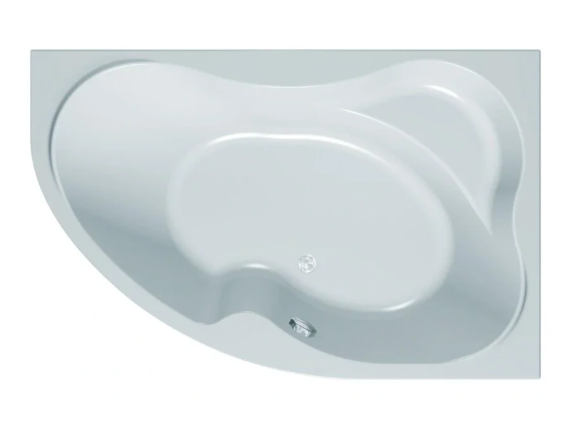 Акриловая ванна Kolpa-San Quat Lulu L/D, 170 х 100 см, правая/левая, белый, 597390/597400 (детальная фотография)