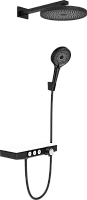 Душевой комплект BERGES Morans черный матовый