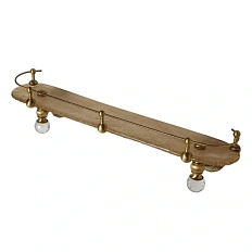 Полочка для ванной Migliore Cristalia бронза