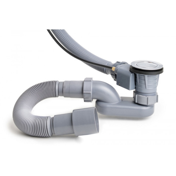 Слив-перелив Delice хром DLR000007 (детальная фотография), с переливом