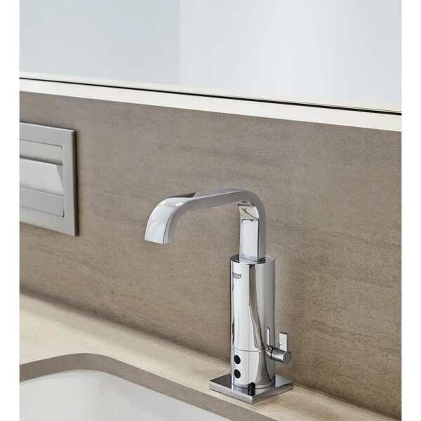 Смеситель для раковины бесконтактный Grohe Allure E 36095000 (детальная фотография), современные, hi-tech
