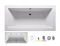 Ванна гидромассажная Riho Lugo 170 x 75 см, FLOW