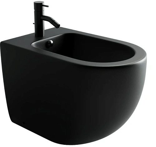 Биде напольное Ceramica Nova Metropol черное - фото 2