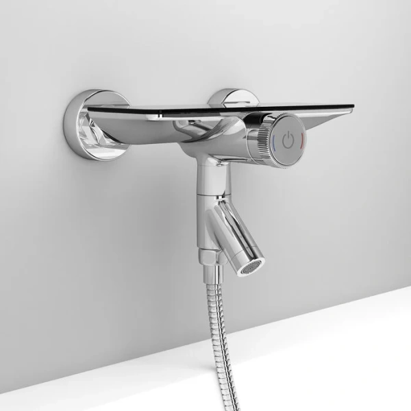 Смеситель для ванны IDDIS Shelfy хром SHESBBTi02WA (детальная фотография), современные, hi-tech