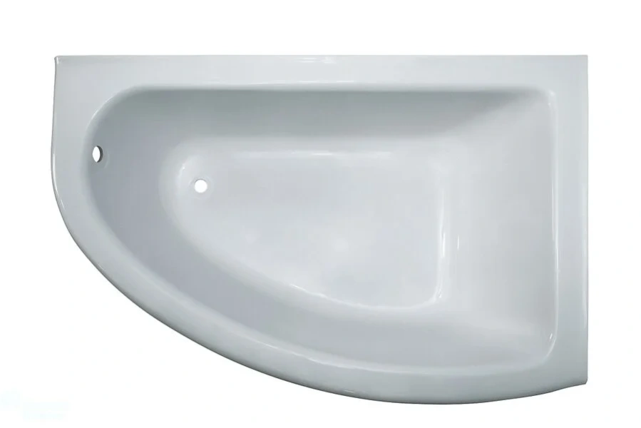 Ванна Marmo Bagno Альба, MB-BL170-110/MB-BR170-110, 170 х 110 см, искусственный камень, L/R, белая (детальная фотография), современныe, hi-tech
