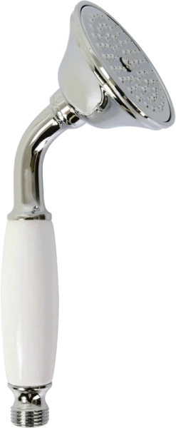 Лейка для душа Migliore Ricambi хром ручка белая 32167 (детальная фотография)
