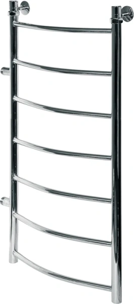 Полотенцесушитель водяной Ника Arc 100x60 см хром ЛД 100/60 бок 50 (детальная фотография), современные, hi-tech