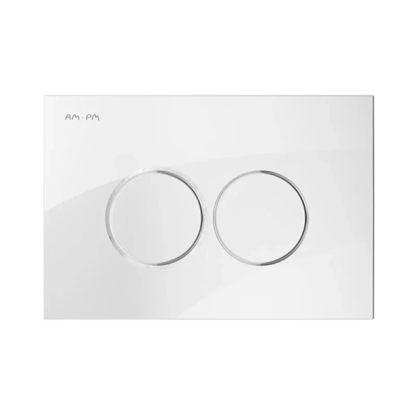 Клавиша смыва Am.Pm ProC белая глянцевая I070101 (детальная фотография)