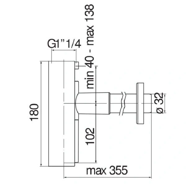 Сифон для раковины Nobili Rubinetterie черный матовый AV00107/10BM (детальная фотография), другие