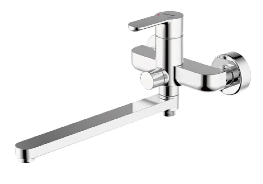 Комплект для ванной комнаты Bravat Stream F00411C (детальная фотография), хром