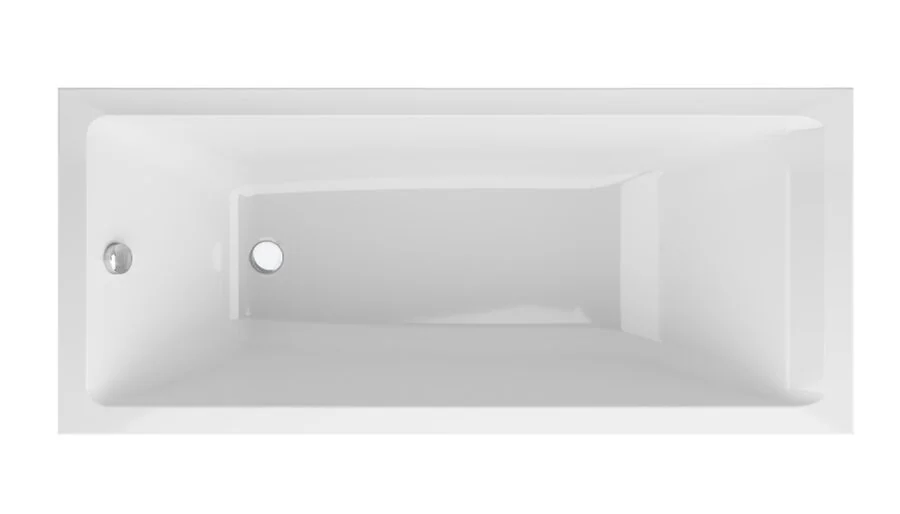 Ванна акриловая Am.Pm Gem 160x70 белая W93A-160-070W-A (детальная фотография)