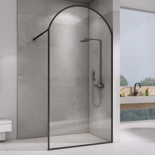 Душевая перегородка Abber Immer Offen 100 см стекло прозрачное AG64100BN (детальная фотография)