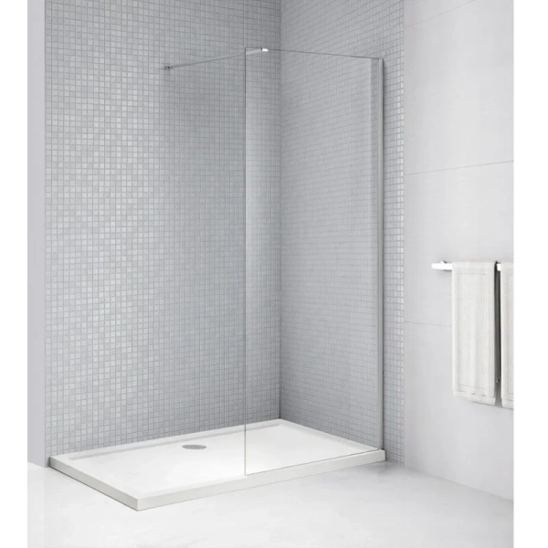 Душевая перегородка Cezares Liberta 140 см профиль хром LIBERTA-L-1-140-120-C-Cr (детальная фотография), 140 см