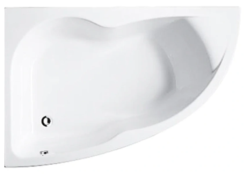 Ванна акриловая Jacob Delafon Micromega Duo Chromo 170 х 105 см, слив-перелив и каркас в подарок, левая/правая E60221RU-00 (детальная фотография), современныe, hi-tech