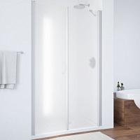 Душевая дверь профиль матовый хром стекло сатин Vegas-glass