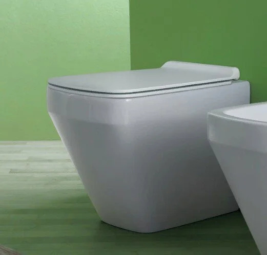 Унитаз напольный Simas Baden Baden белый BB01bi (детальная фотография), современные, hi-tech, прямоугольные