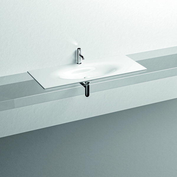 Раковина Kerasan Shape 122 см белый матовый 548030*1 (детальная фотография), современные, hi-tech