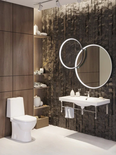 Унитаз компакт Sanita Luxe Next с сиденьем микролифт WC.CC/Next/2-DM/WHT.G/S1 (детальная фотография), с горизонтальным, прямым выпуском, с прямым выпуском