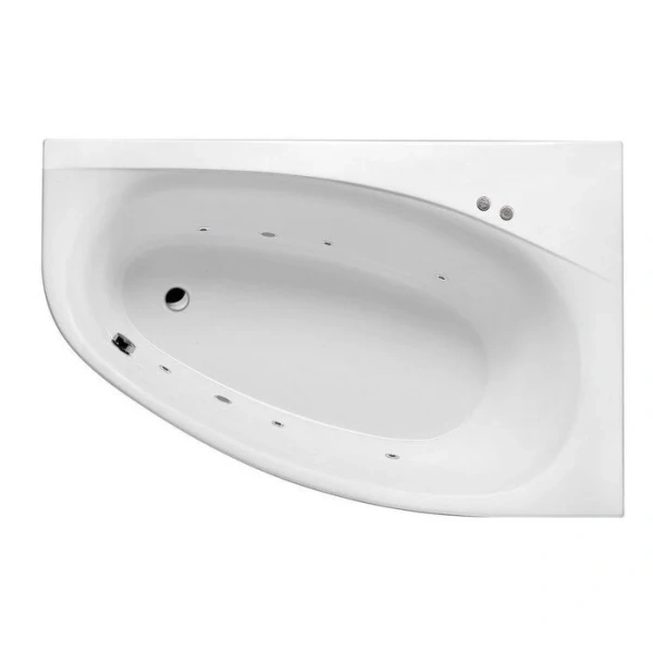 Ванна гидромассажная Excellent Kameleon Soft 170 x 110 см, правая, белый/хром, WAEX.KMP17.SOFT.CR (детальная фотография)