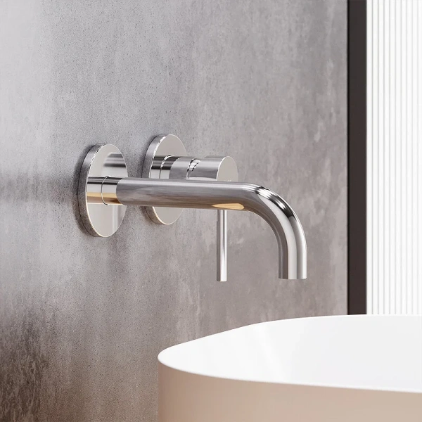 Смеситель для раковины Damixa Scandinavian Pure встраиваемый, хром 360260000 (детальная фотография), хром