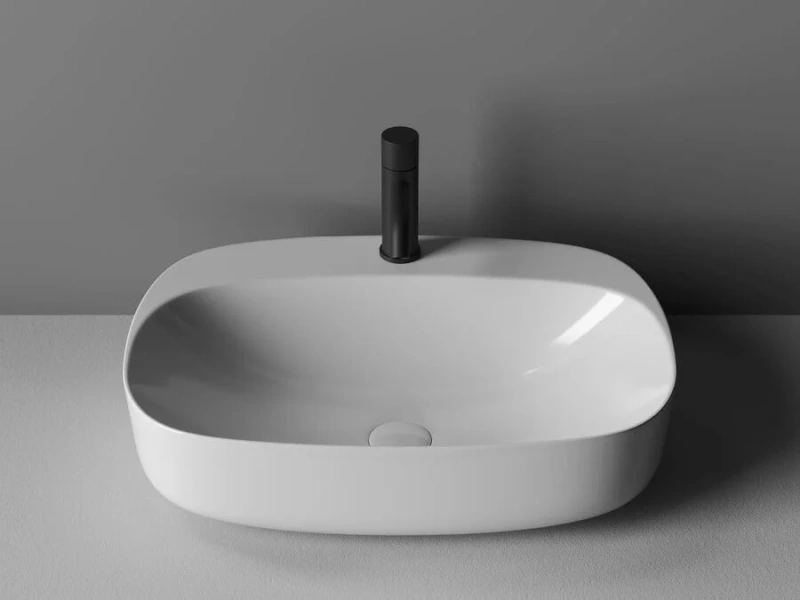 Раковина Ceramica Nova Element 59.5 см овальная CN5012 (детальная фотография), белые