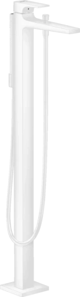 Смеситель для ванны Hansgrohe Metropol матовый белый 32532700 (детальная фотография)
