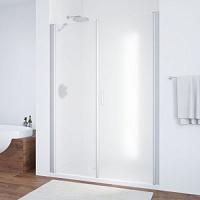 Душевая дверь профиль матовый хром стекло сатин Vegas-glass