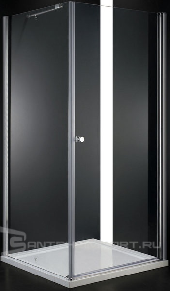 Душевой уголок Cezares ELENA-W-A-1-100 100x100 см с распашной дверью (детальная фотография)
