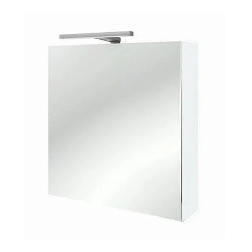 Зеркальный шкаф с подсветкой Jacob Delafon Odeon Up 60 см белый блестящий лак, левый - фото 11