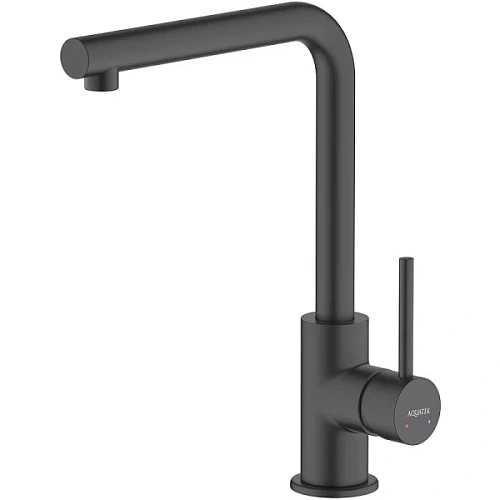 Смеситель для кухни Акватек Европа черный - фото 1