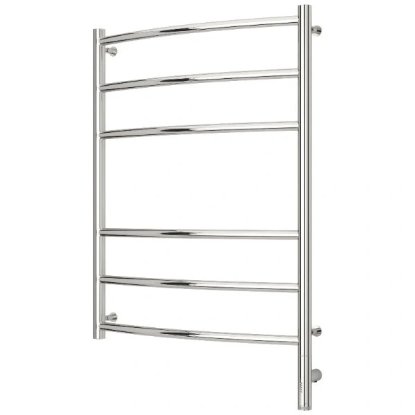 Полотенцесушитель электрический Сунержа Галант 3.0 8060 60х80 см перемычка выгнутая (детальная фотография), хром, другие, черный