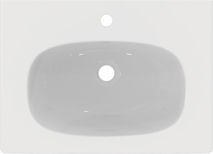Раковина Ideal Standard Tesi 60 см белая T351001 (детальная фотография), подвесные, пристенные
