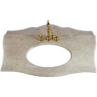 Столешница, цвет botticino, 3 отверстия под смеситель, La Beaute Holly