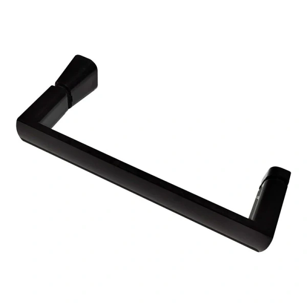 Душевая дверь в нишу Abber Schwarzer Diamant 120 см стекло прозрачное AG30120B5 (детальная фотография), 120 см