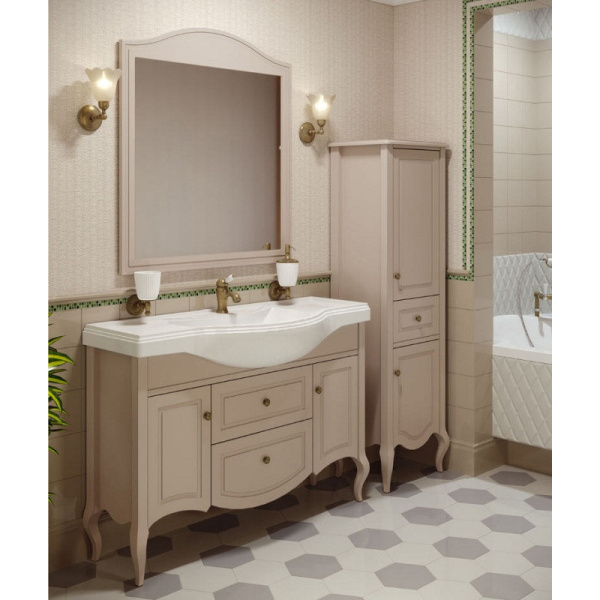 Шкаф-пенал напольный Caprigo Verona 33551L-TP81 50 см МДФ (детальная фотография), по запросу