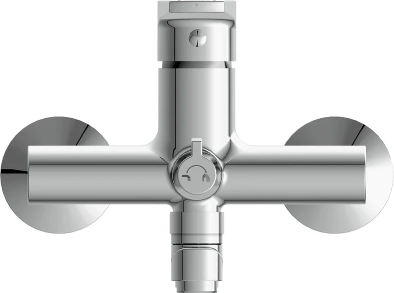 Смеситель для ванны Cersanit Moduo хром 64098 (детальная фотография), однорычажные, двухрычажные