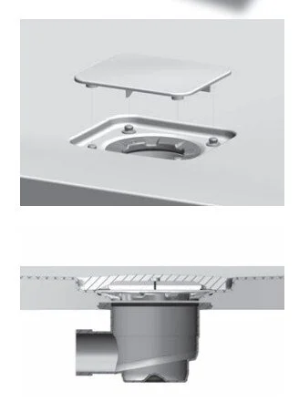 Душевой поддон акриловый с сифоном Riho Basel 402 DC120050000000S 90x80 см D005002005 (детальная фотография), прямоугольные index_1