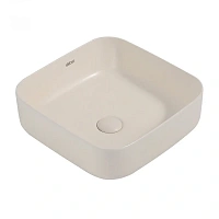 Раковина Abber Rechteck 38,5 см светло-бежевая матовая