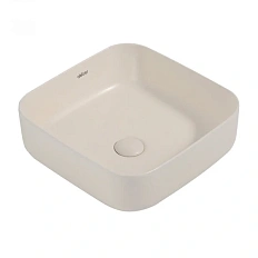 Раковина Abber Rechteck 38,5 см светло-бежевая матовая